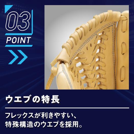 ジュニア軟式用ウィルドライブ ブルー【捕手用／M-R型】|1AJCY34700