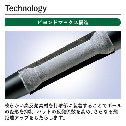 予約】軟式用ビヨンドマックス ゼノバー トップ(FRP製／85cm／平均730g