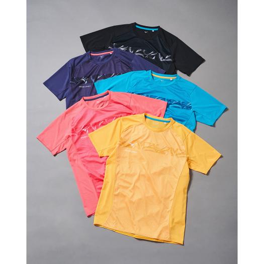 汗処理／通気／軽量】ドライエアロフローライトTシャツ|32MAC524