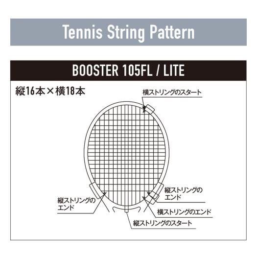 ブースター105FL(テニス)|63JTH661|ラケット|テニス|ミズノ公式オンライン