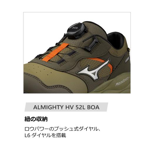 IGNIO　VOLTAGE BOAダイヤル式 ミズノ公式オンライン限定】オールマイティHV 52L BOA(ダイヤル