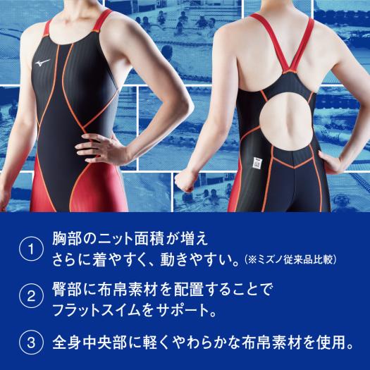 安い日本製【新品】Oサイズ　ミズノ　競泳水着　FX SONIC+ 水着・ラッシュガード