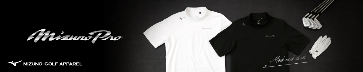 半袖モックネックシャツ