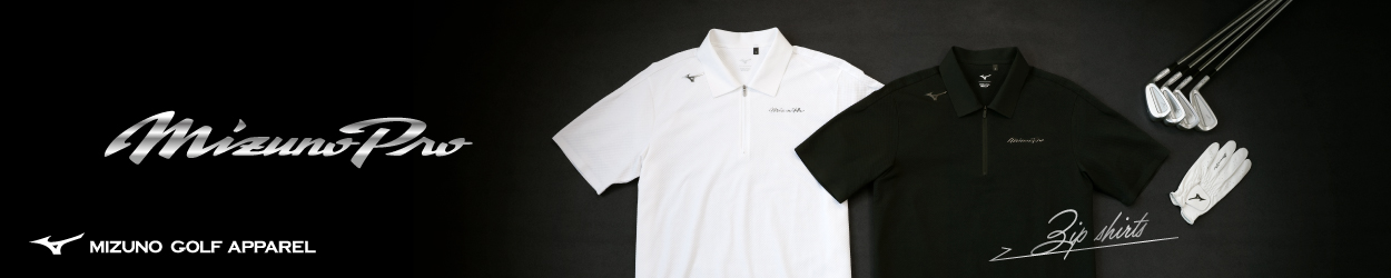 半袖ジップアップシャツ