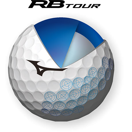 RB TOUR(ダース)(オウンネーム)|5NJBT83210name|ボール|ゴルフ|ミズノ 